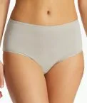 2er Pack Damen Midi-Slips SCHIESSER Modal Essentials - sand und grau-jaspe – Ansicht 2