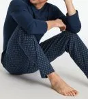 SCHIESSER Men's Pajamas Casual Essentials - admiral blue – view 2