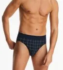 Men's mini briefs SCHIESSER Fine Interlock - midnight blue – view 2