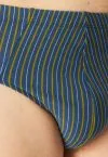 3-Pack SCHIESSER Men’s Shorts 95/5 Striped - Dark Blue/Green – view 4