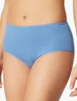 Hellblaue und cremefarbene Damen Midi-Slips aus der SCHIESSER Serie Modal Essentials im praktischen Doppelpack aus weichem TENCEL™ Modal.