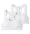 SCHIESSER Girls' Bustier Long Life Rib 2-Pack - White