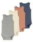 SCHIESSER Baby Sleeveless Bodysuits 5-Pack - Multicolour
