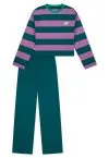 SCHIESSER Girls' Long Pyjama Set Nightwear - Red – view 2