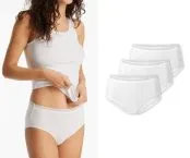 White women’s midi briefs from SCHIESSER Modern Multipacks