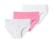 Multicoloured girls' hipster briefs from SCHIESSER Fine Rib