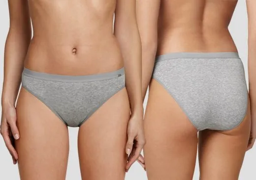 Rio-Slip SCHIESSER natural beauty -grey-melange Rio-Slip SCHIESSER natural beauty -grey-melange