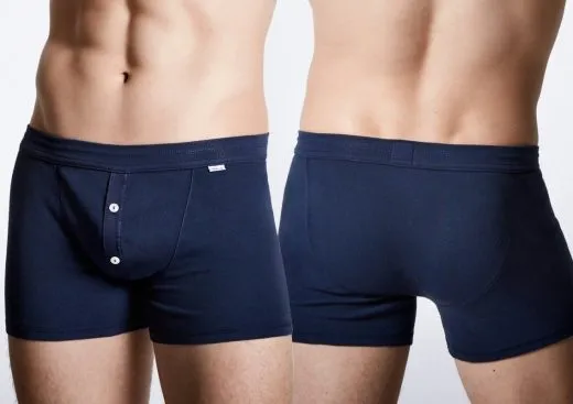 Men's Boxer Briefs SCHIESSER REVIVAL Karl-Heinz - dark blue Men's Boxer Briefs SCHIESSER REVIVAL Karl-Heinz - dark blue