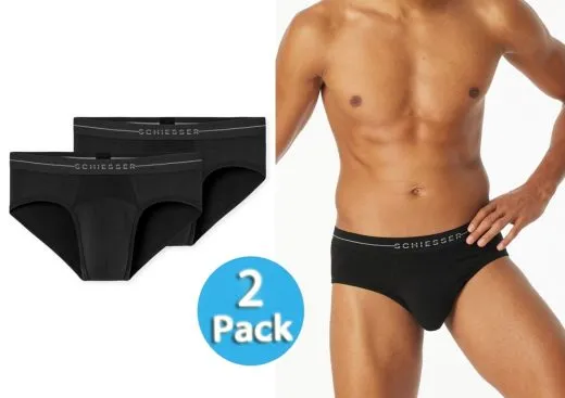 Men's Rio Briefs SCHIESSER Cotton Flex - schwarz