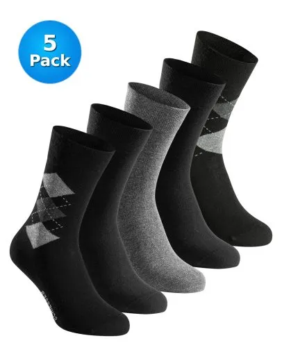 SCHIESSER Men's Socks 5-Pack Bluebird - Multicolour SCHIESSER Men's Socks 5-Pack Bluebird - Multicolour