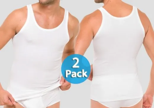 Shirt 0/0 Cotton Essentials Double Rib 2-Pack Shirt 0/0 Cotton Essentials Double Rib 2-Pack
