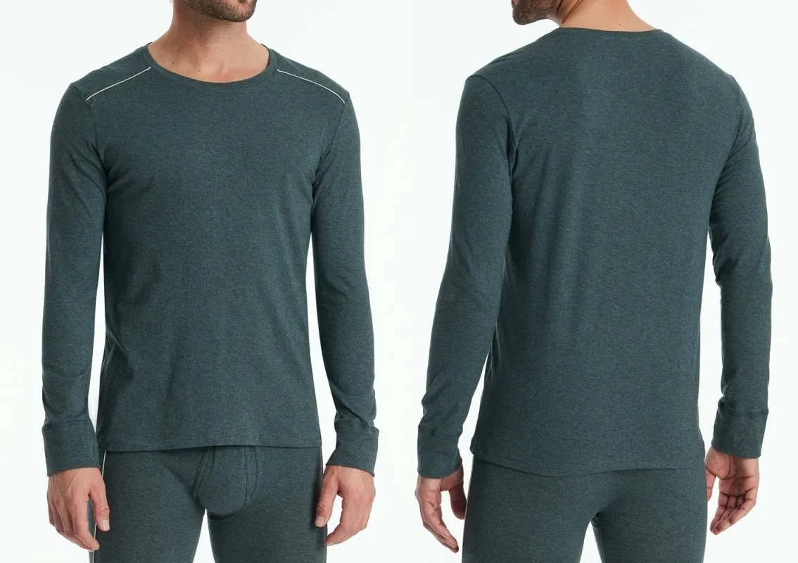 Men's Long Sleeve T-Shirt SCHIESSER Comfort Fit - blue Men's Long Sleeve T-Shirt SCHIESSER Comfort Fit - blue