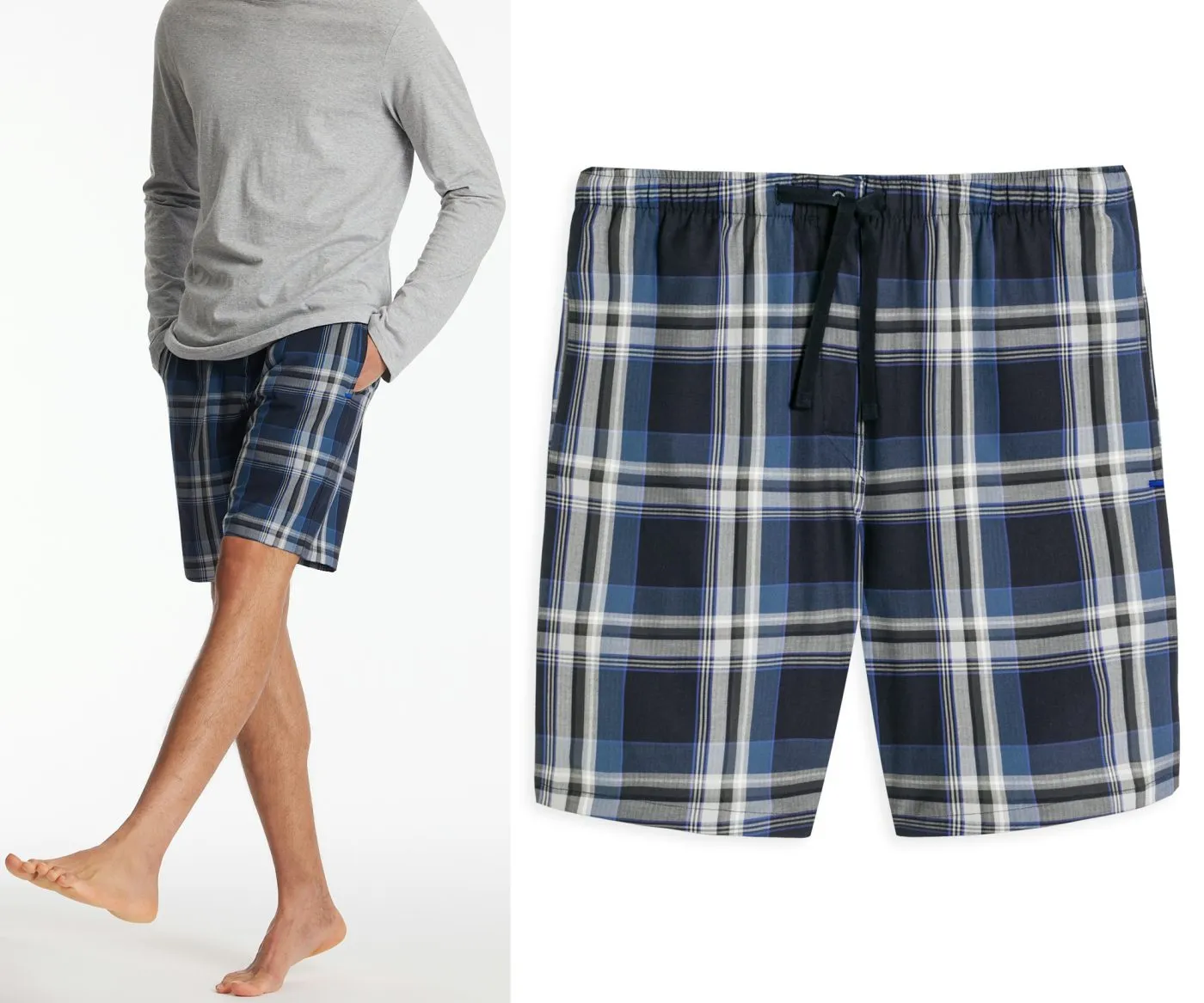 SCHIESSER Men's Bermuda Shorts Mix+Relax - Multicolour