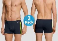 2-Pack Schiesser Shorts Cotton Stretch - blue black
