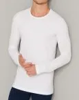 SCHIESSER 95/5 Men's Long Sleeve Top 1/1 - white – view 2