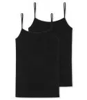 2-Pack Women's Top Vest Schiesser 95/5 - black – view 3