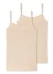2-Pack Women's Top Vest Schiesser 95/5 - sand – view 3