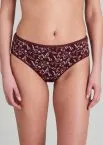 3-pack Women's Briefs SCHIESSER Cotton Essentials - black, soft pink and burgundy – view 2