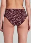 3-pack Women's Briefs SCHIESSER Cotton Essentials - black, soft pink and burgundy – view 3