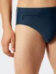 Men's Swim Briefs SCHIESSER Aqua Nautical Casual - admiral blue – view 3