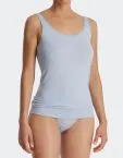 2-Pack Ladies' Vest Tops 0/0 SCHIESSER 95/5 - black and light blue – view 4