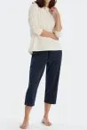 Ladies Longsleeve Shirt SCHIESSER Mix & Relax - cream – view 2