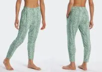 Ladies Casual Trousers Long Schiesser Mix & Relax - gray-green