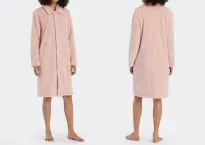 Ladies robe SCHIESSER Essentials - rose