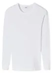 Men's Long Sleeve Top 1/1 SCHIESSER REVIVAL Friedrich - white – view 2