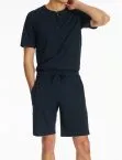 Men's Lounge Trousers SCHIESSER Mix & Relax - dark blue – view 2