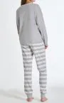 Long girls' pajamas SCHIESSER Teens Nightwear - Gray – view 3