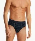 Men's sports briefs SCHIESSER Fine Interlock - midnight blue – view 2