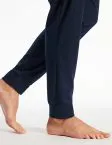 SCHIESSER Men's Long Pyjamas Fine Interlock Checkered - Midnight Blue – view 6