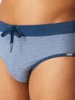 SCHIESSER Men's Swim Brief Komfort Aqua - Blue – view 4
