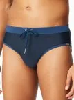 SCHIESSER Men's Swim Brief Komfort Aqua - Blue – view 2