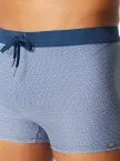 SCHIESSER Men's Swim Trunks Retro Aqua - Blue – view 4