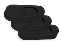SCHIESSER Herren In-Shoes Long Life Cool 3er-Pack - Schwarz – Ansicht 2