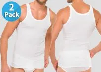 Shirt 0/0 Cotton Essentials Fine Rib 2-Pack