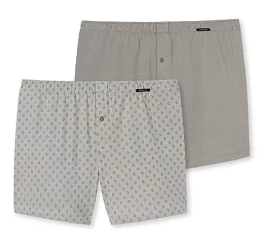 2-Pack Men Boxer Shorts SCHIESSER Essentials khaki 2-Pack Men Boxer Shorts SCHIESSER Essentials khaki