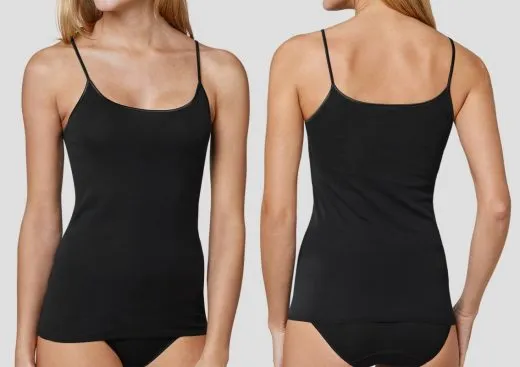 Women Top Schiesser Luxury - black Women Top Schiesser Luxury - black