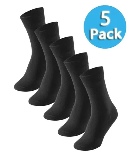 5-Pack Men's Socks SCHIESSER Bluebird - black 5-Pack Men's Socks SCHIESSER Bluebird - black