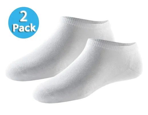 2-Pack of Men's Sneaker Socks SCHIESSER 95/5 - white 2-Pack of Men's Sneaker Socks SCHIESSER 95/5 - white