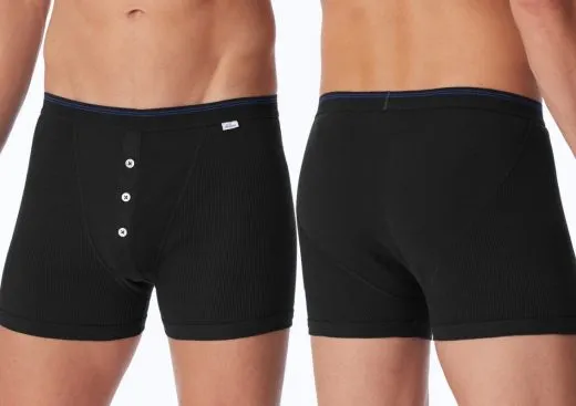 Men's Boxer Briefs SCHIESSER REVIVAL Friedrich - black Men's Boxer Briefs SCHIESSER REVIVAL Friedrich - black